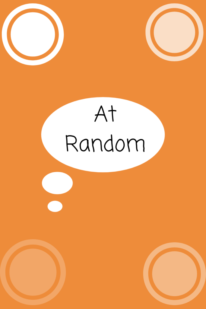 Random Question #8-What do you bring with you everywhere you go?