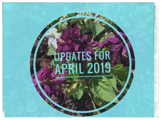 Updates for April 2019