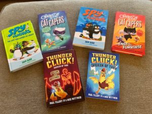 Books: Spy Penguins, Snazzy Cat Capers, and Thunder Cluck! Chicken of Thor