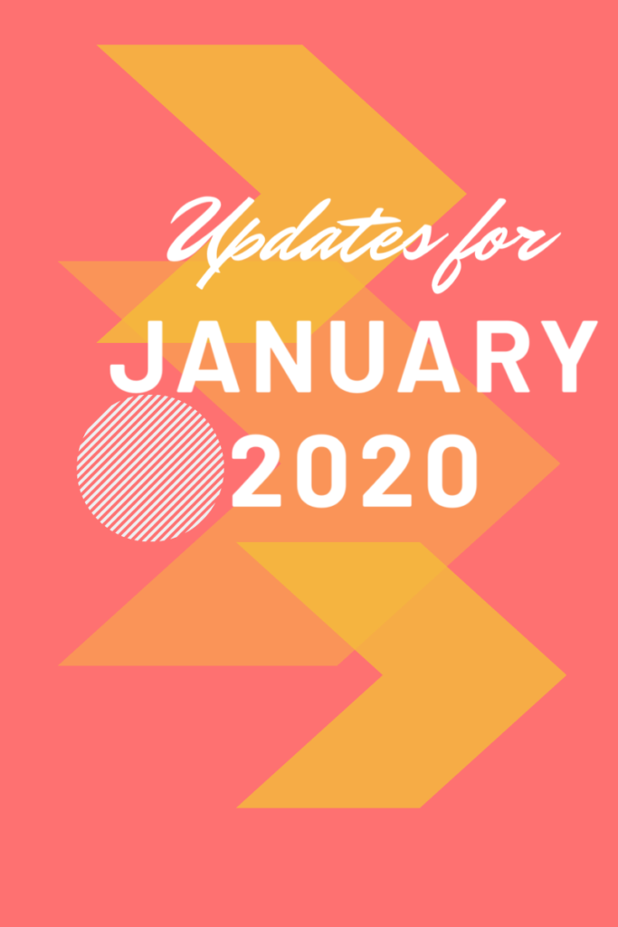 Updates for January 2020